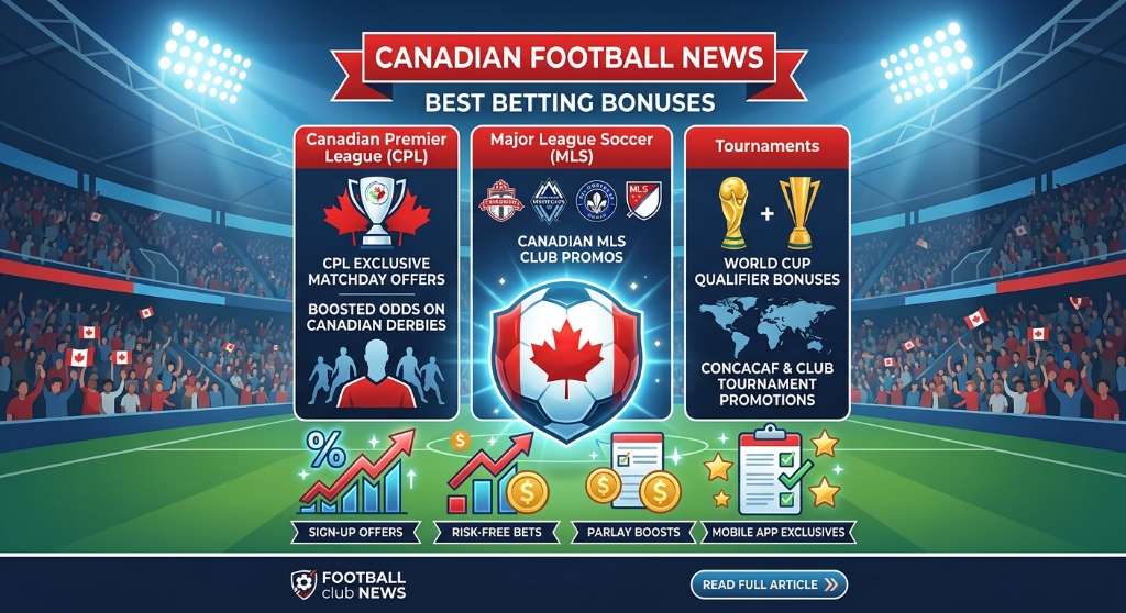 Best Soccer Betting Bonuses in Canada