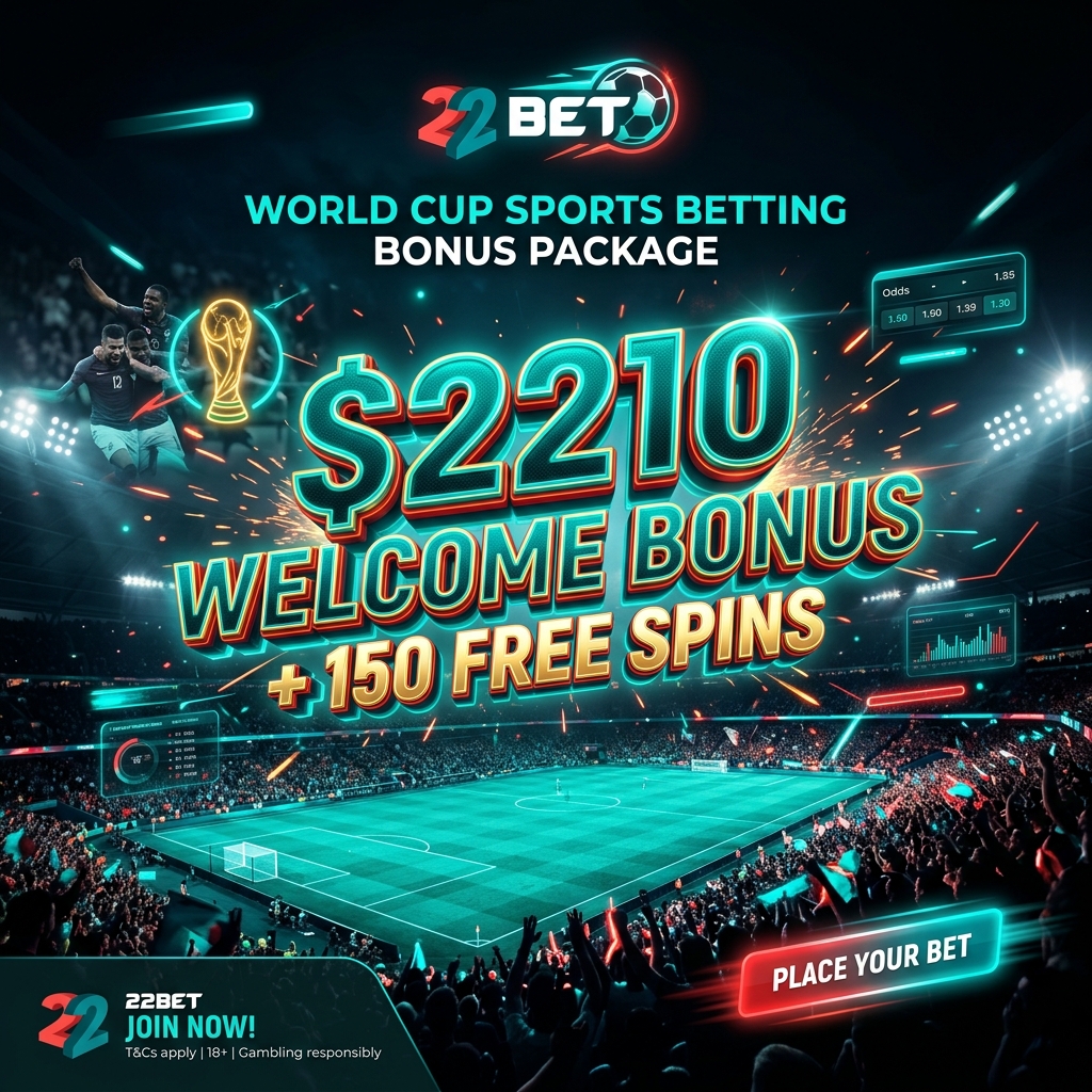 Top World Cup Betting Bonus Pack $2210 + 150 FS