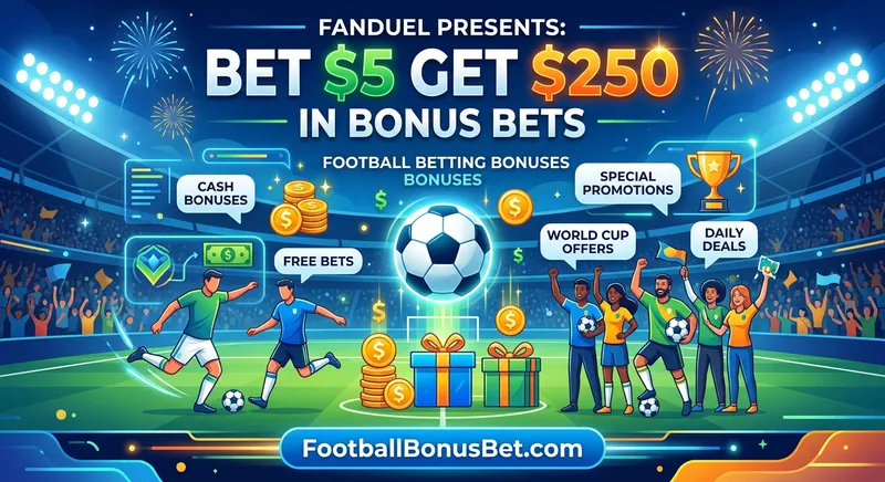 FanDuel: Bet $5 Get $250 in Bonus Bets