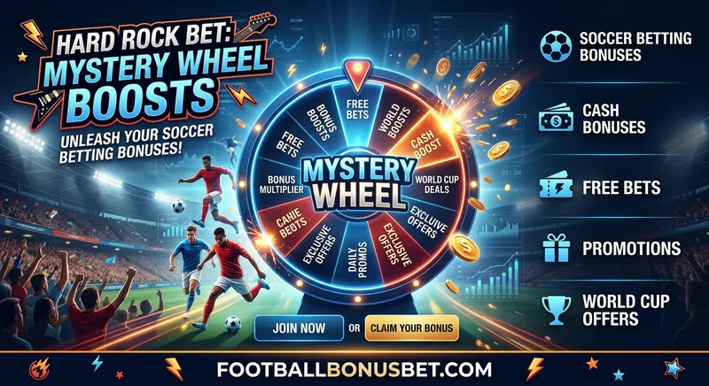 Hard Rock Bet: Daily 'Mystery Wheel' Boosts